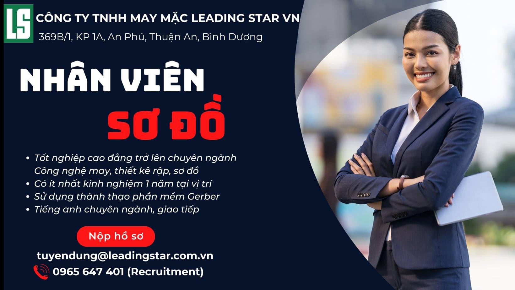 công ty TNHH may mặc leading star việt nam hình ảnh tuyển dụng