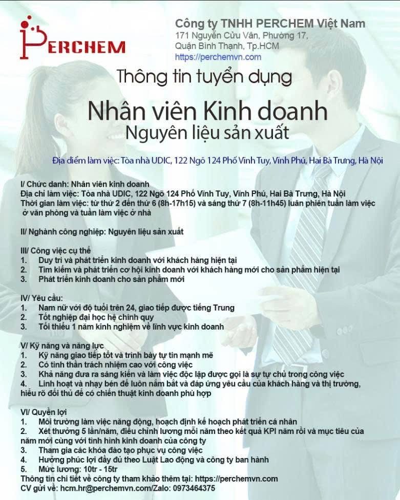 công ty TNHH perchem việt nam
công ty chuyên buôn bán hoá chất bên mảng cao su image