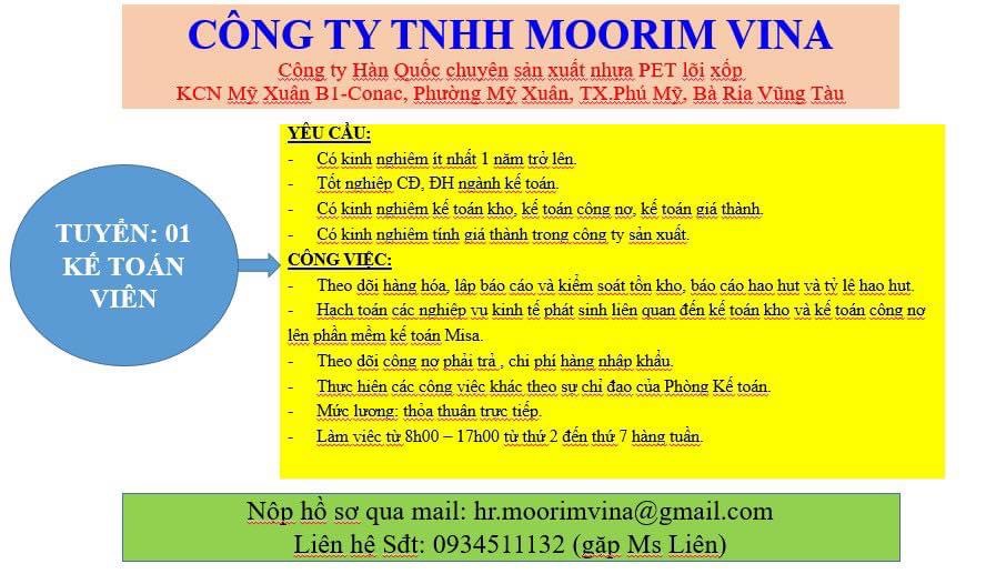 công ty TNHH moori vina
công ty có 100% vốn hàn quốc.
chuyên sản xuất nhựa pet lõi xốp. image