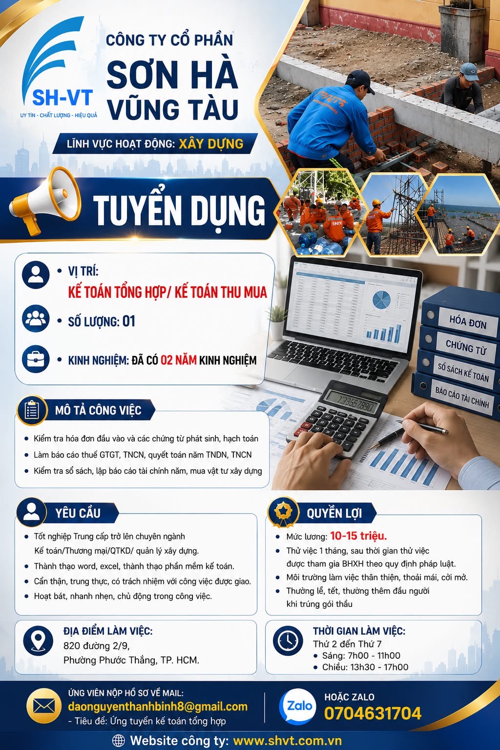 công ty cổ phần sơn hà vũng tàu hình ảnh tuyển dụng