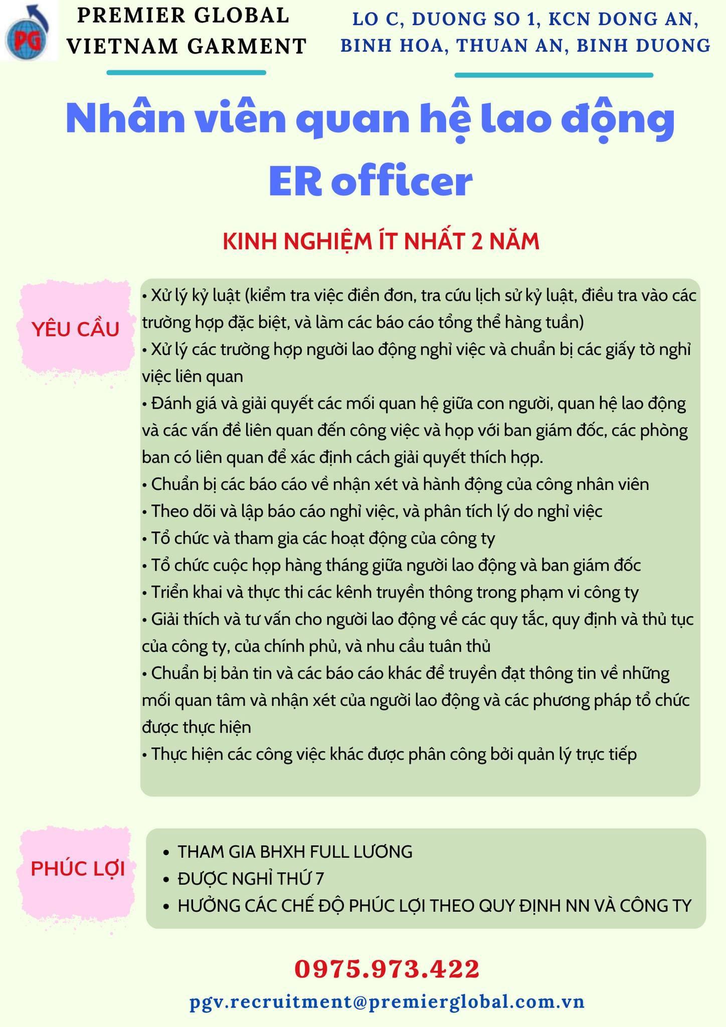 công ty TNHH may mặc premier global việt nam.
công ty có 100% vốn hồng kong.
chuyên sản xuất quần áo thể thao. image