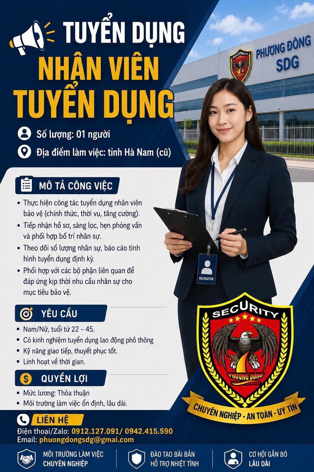 công ty cổ phần phương đông sdg
công ty chuyên cung cấp dịch vụ bảo vệ, vệ sĩ. image
