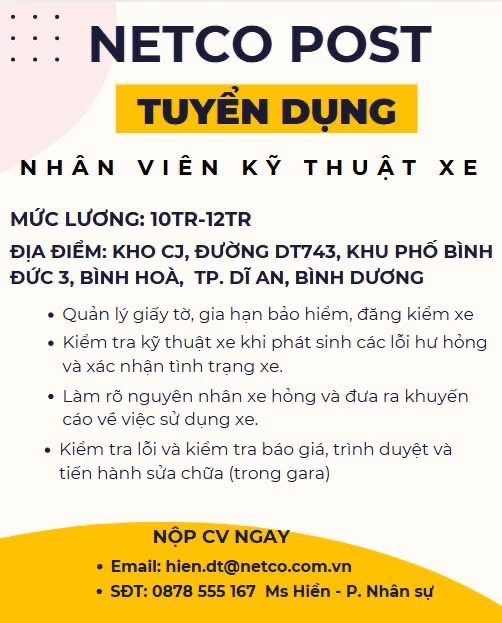 công ty cổ phần thương mại và chuyển phát nhanh nội bài hình ảnh tuyển dụng