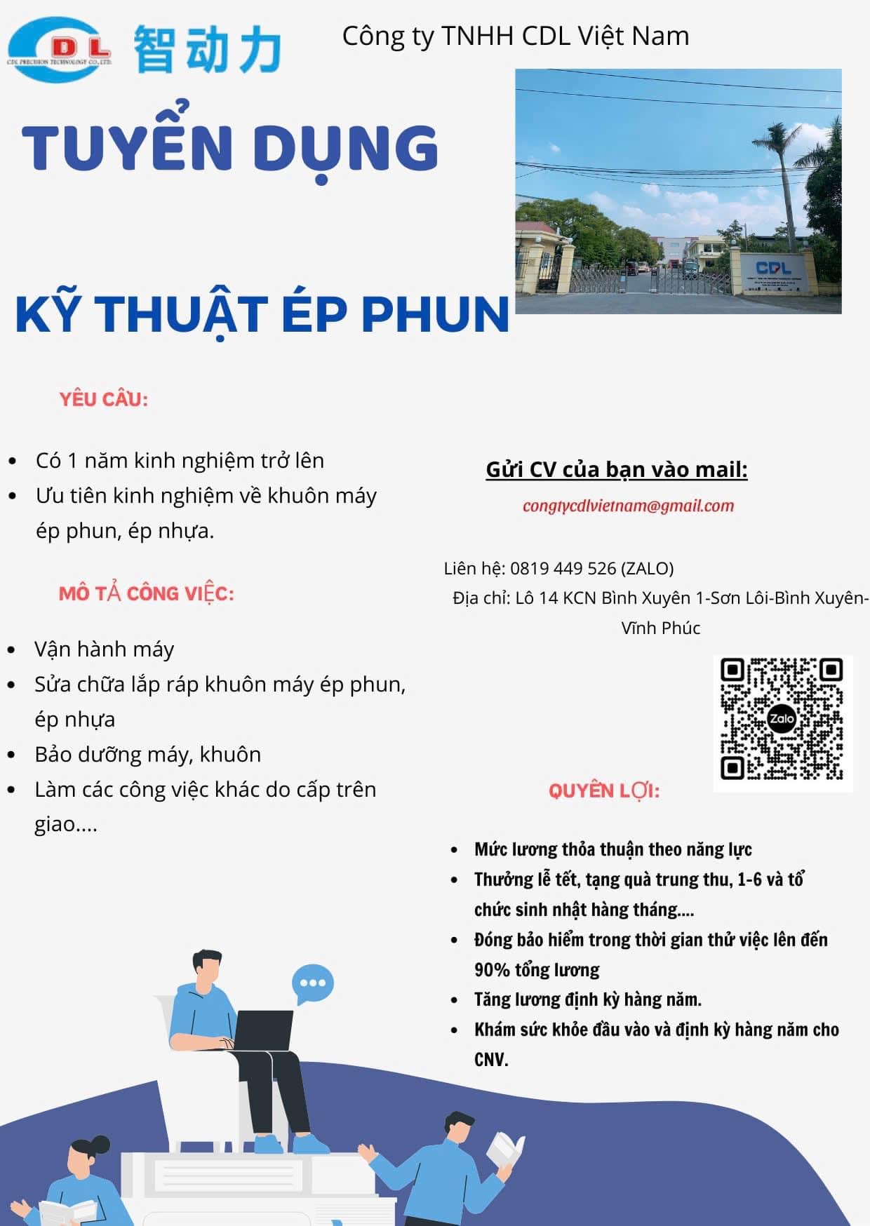 công ty TNHH cdl việt nam hình ảnh tuyển dụng