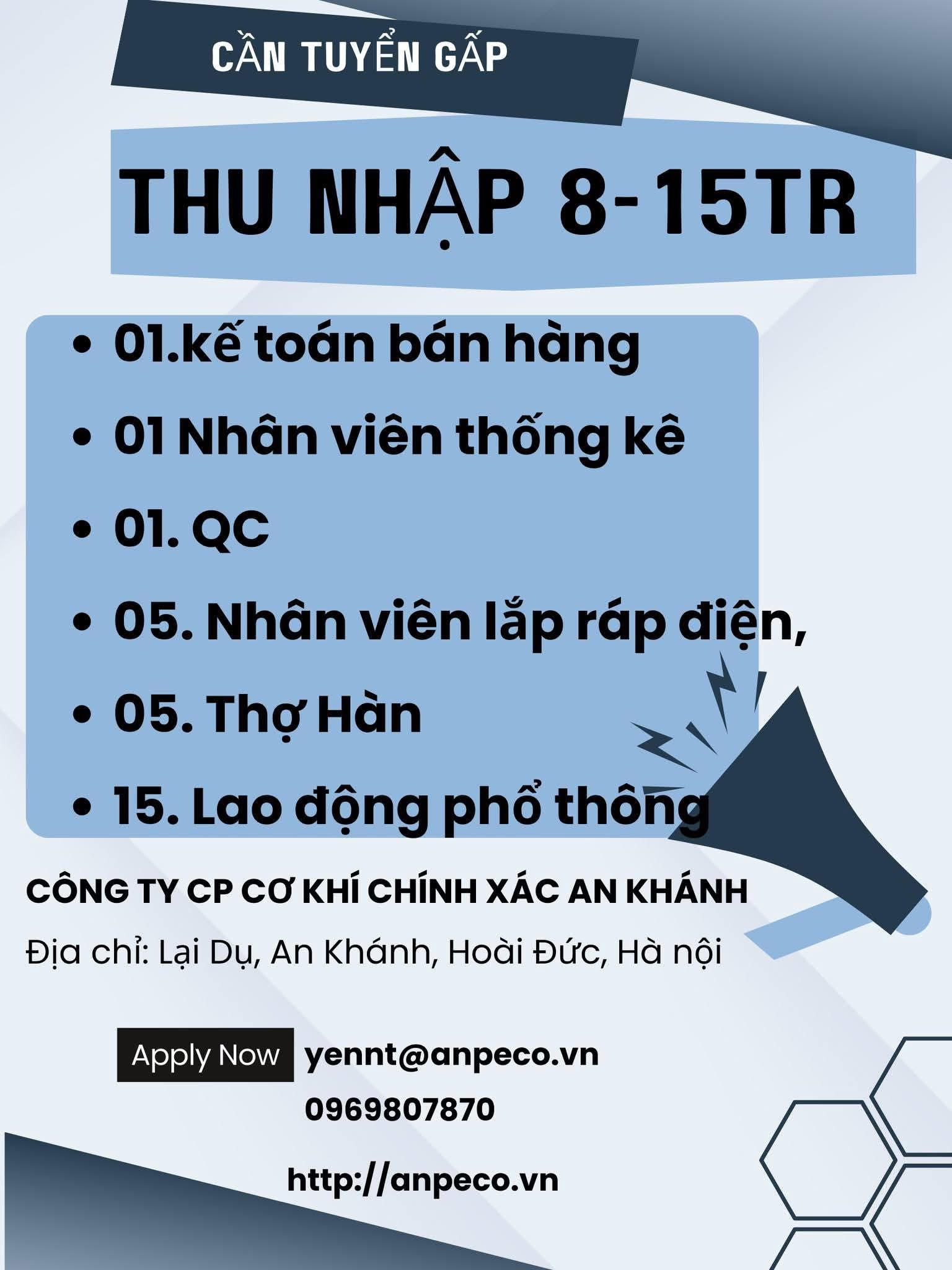công ty cổ phần cơ khí chính xác an khánh
công ty chuyên gia công cơ khí chính xác. image