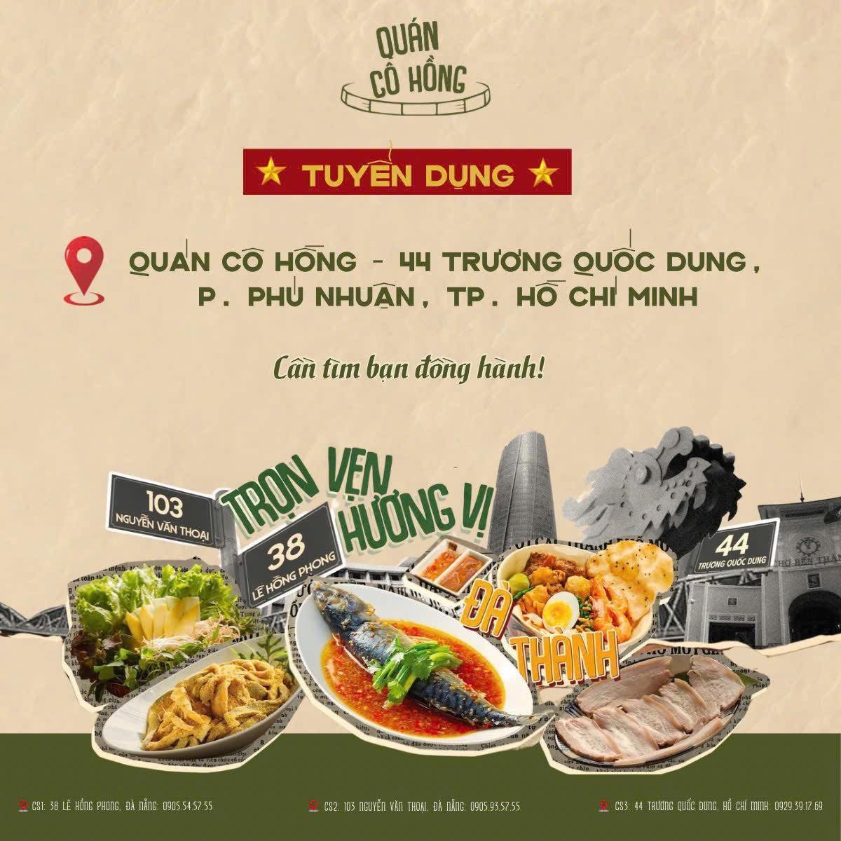 quán cô hồng ở phú nhuận
quán chuyên các món cá nục đặc sản rau muống. image