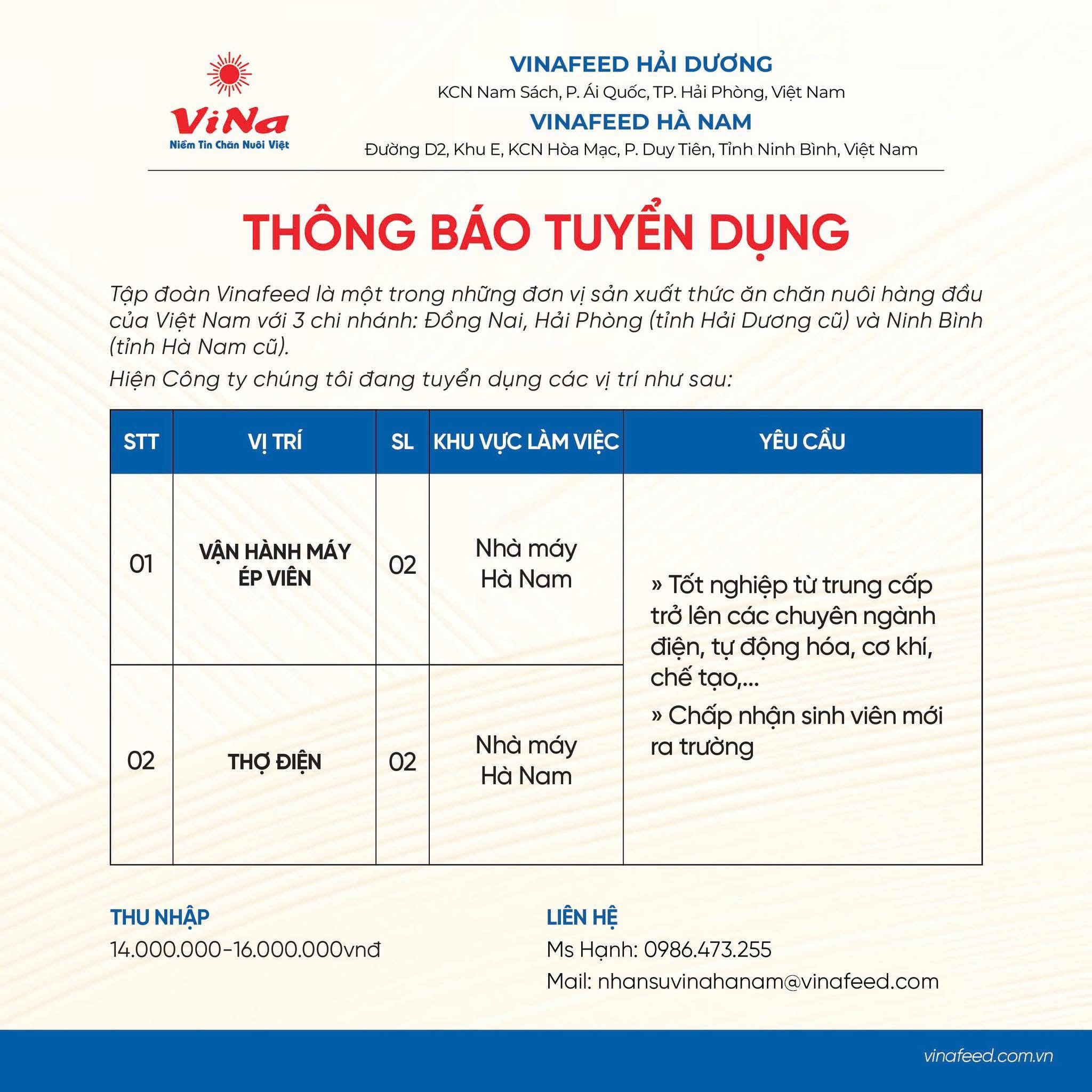 công ty cổ phần thức ăn chăn nuôi vina ha nam
công ty chuyên sản xuất thức ăn chăn nuôi image