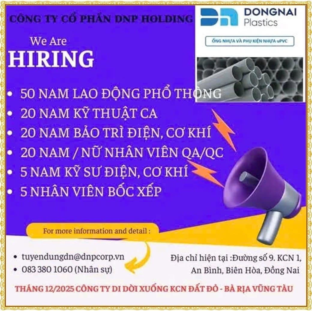 công ty cổ phần dnp holding
công ty chuyên sản xuất ống nhựa, và phụ kiện thông minh image