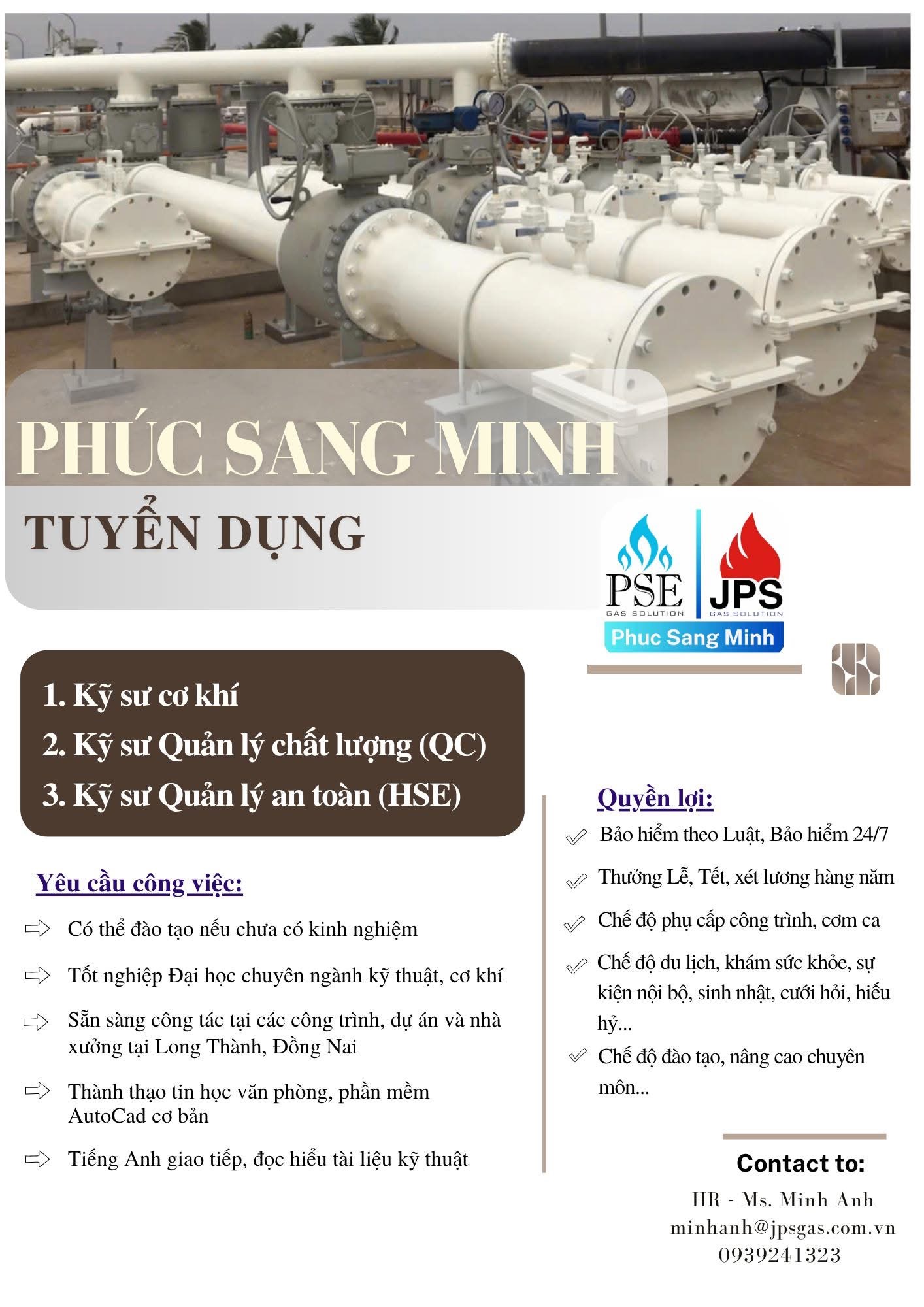 công ty TNHH kỹ thuật ga phúc sang minh
là nhà cung cấp khí  LPG uy tín tại hồ chí minh image