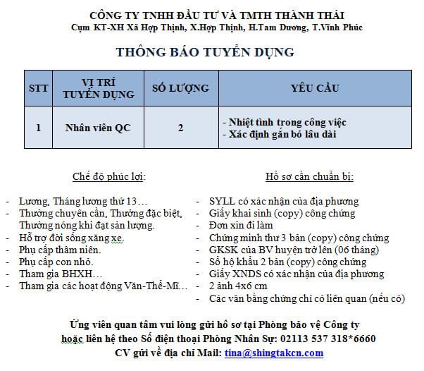 công ty TNHH đầu tư và tmth thành thái.
Chuyên sản xuất dày dép
 image