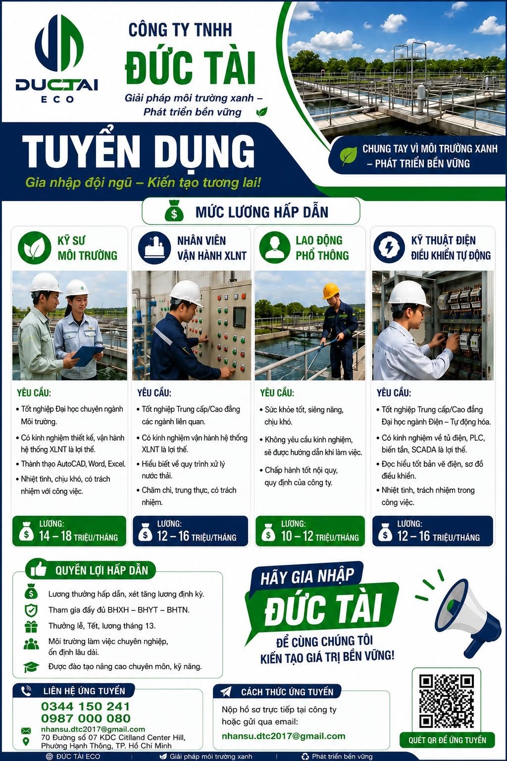 công ty TNHH dịch vụ và môi trường đức tài
công ty chuyên hoạt động trong kĩnh vực môi trường, sử lý nước thải.. image