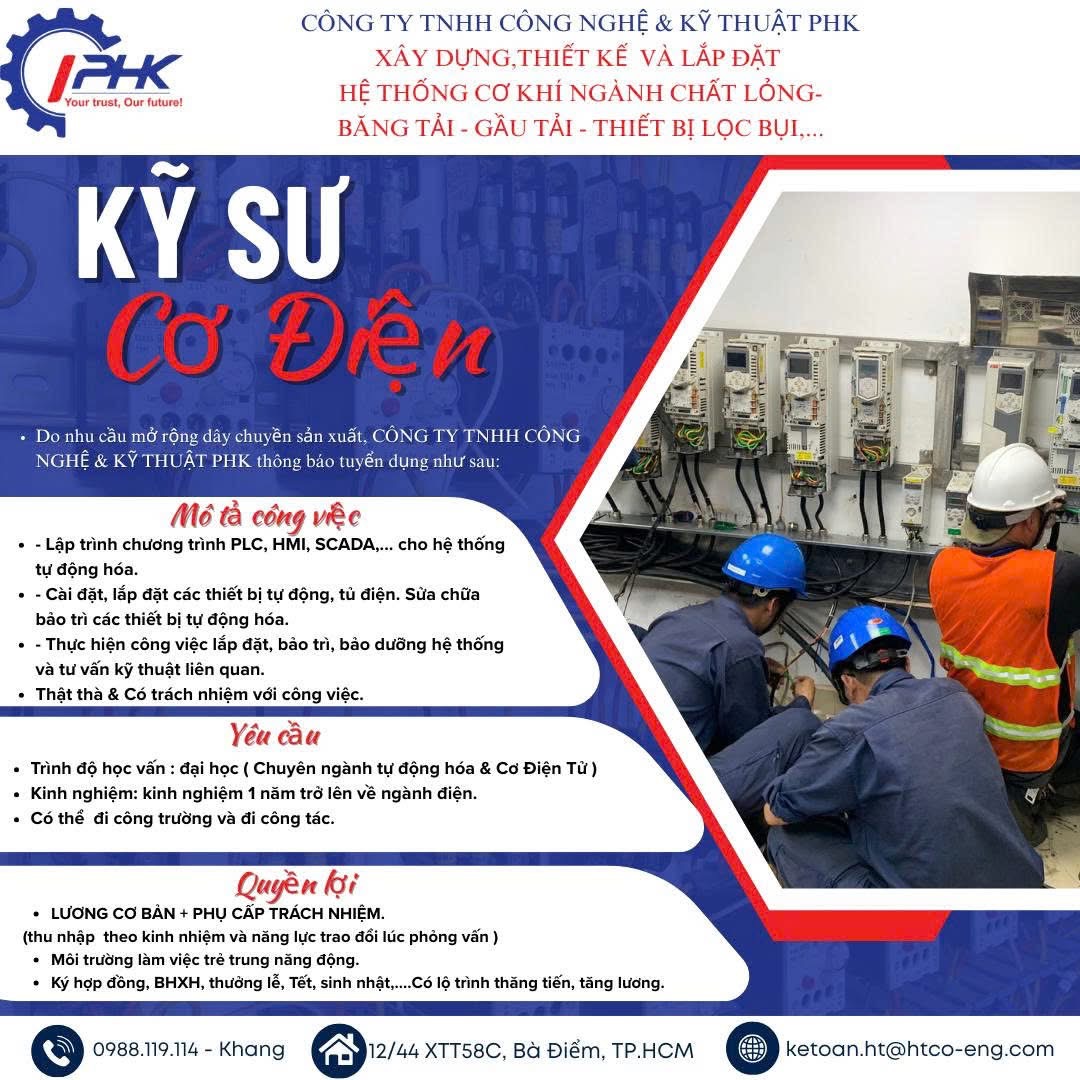 công ty TNHH kỹ thuật công nghệ phk
công ty chuyên xây dựng, lắp đặt, thiết kế hệ thống băng tải, lọc bụi image