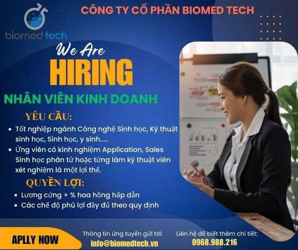 công ty cổ phần biome tech hình ảnh tuyển dụng