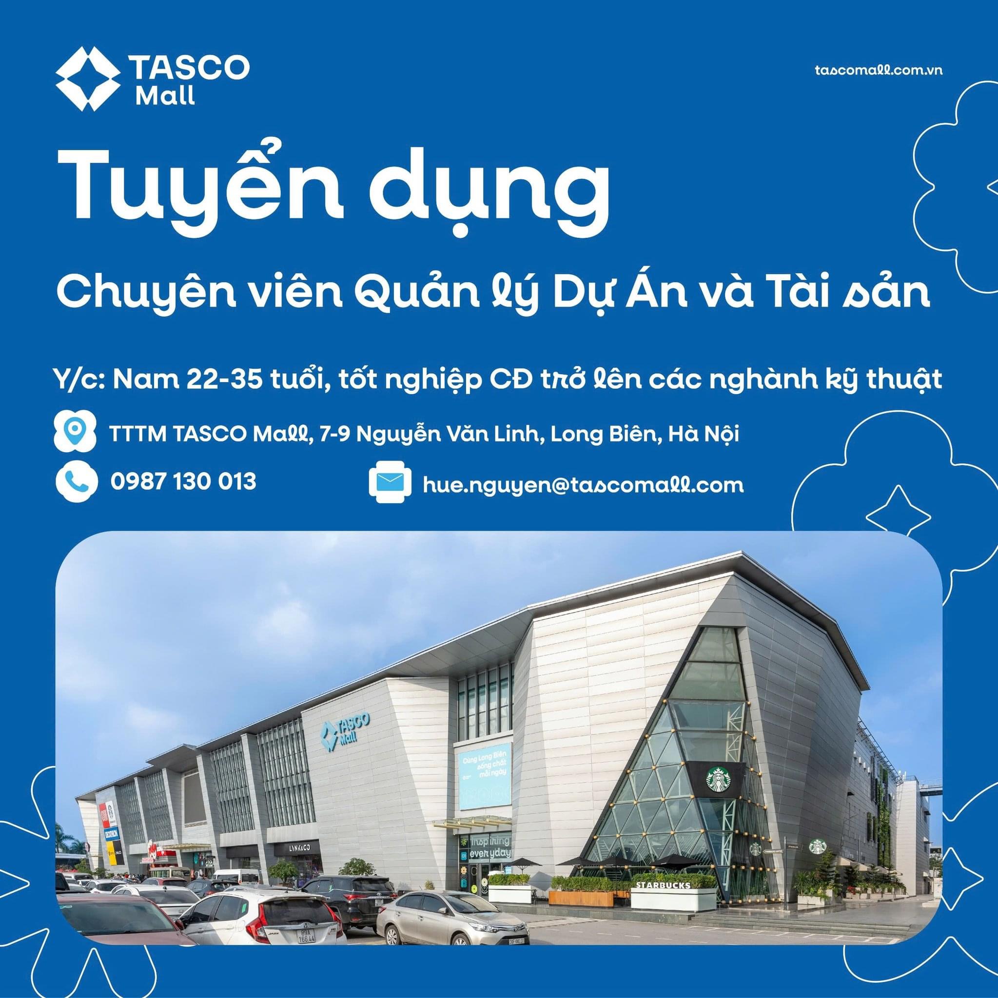 trung tâm thương mại tasco mall long biên hình ảnh tuyển dụng