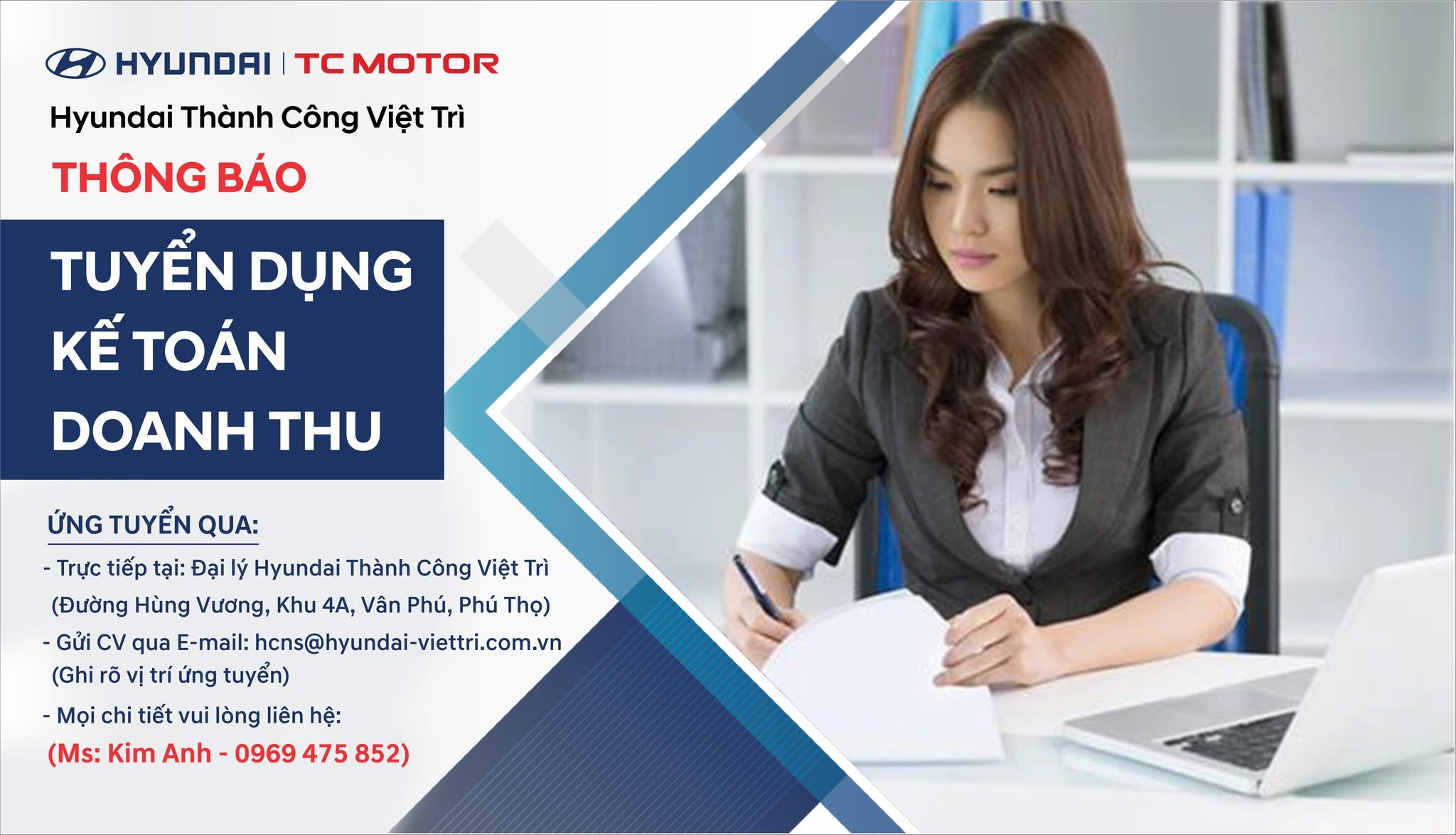 huynhdai thành công việt trì- phú thọ hình ảnh tuyển dụng