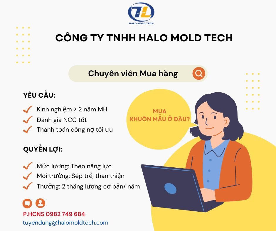 công ty TNHH halo mold tech hình ảnh tuyển dụng