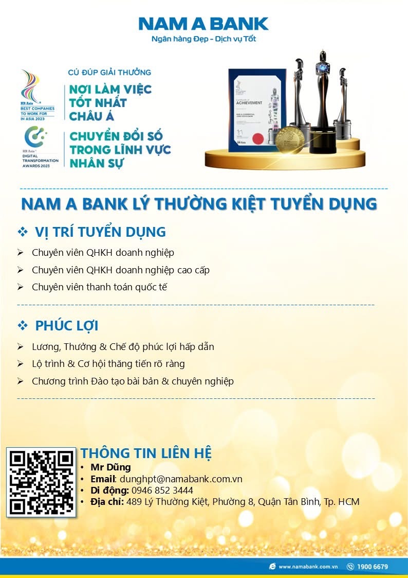 nam á bank - lý thường kiệt
ngân hàng chuyên hoạt động trong lĩnh vực tín dụng. image