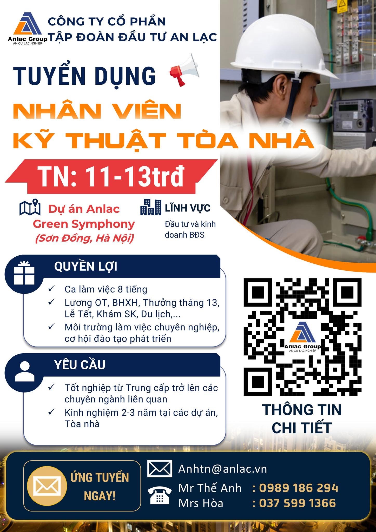 công ty cổ phần tập đoàn đầu tư an lạc hình ảnh tuyển dụng