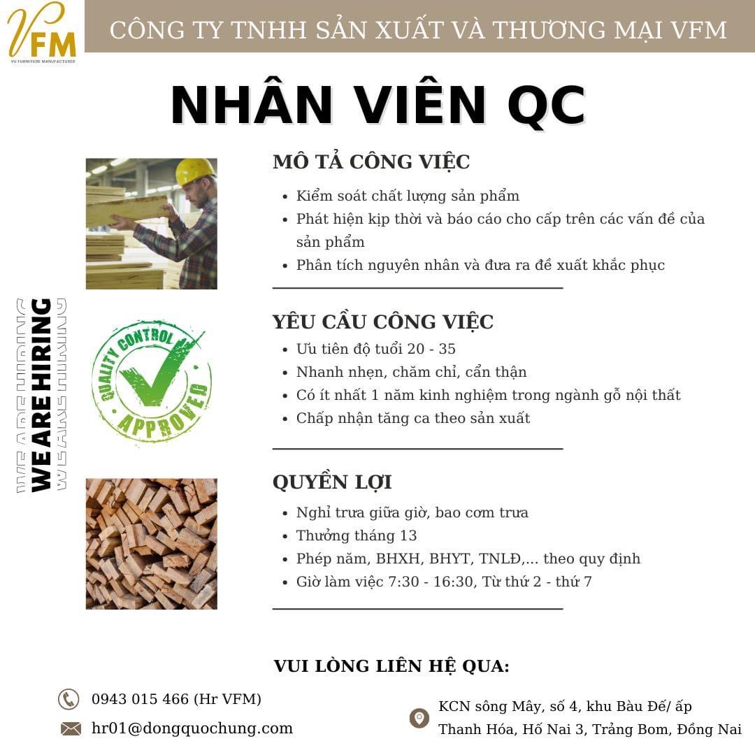 công ty TNHH sản xuất và thương mại vfm
công ty chuyên sản xuất và kinh doanh đồ gỗ. image