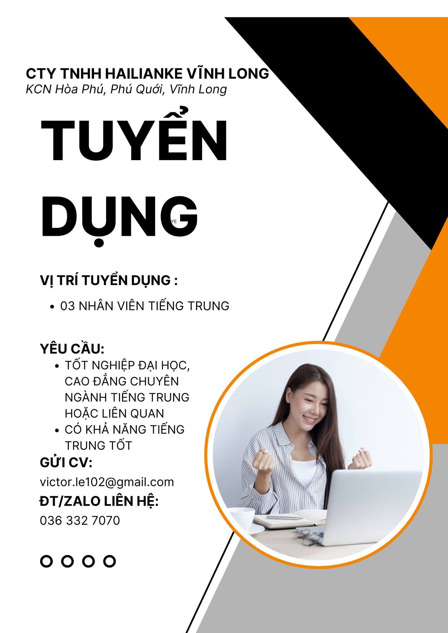 công ty TNHH kỹ thuật sinh vậy hailainke vĩnh long
công ty có 100% vốn nước ngoài
công ty chuyên sản xuất thức ăn chăn nuôi
 image