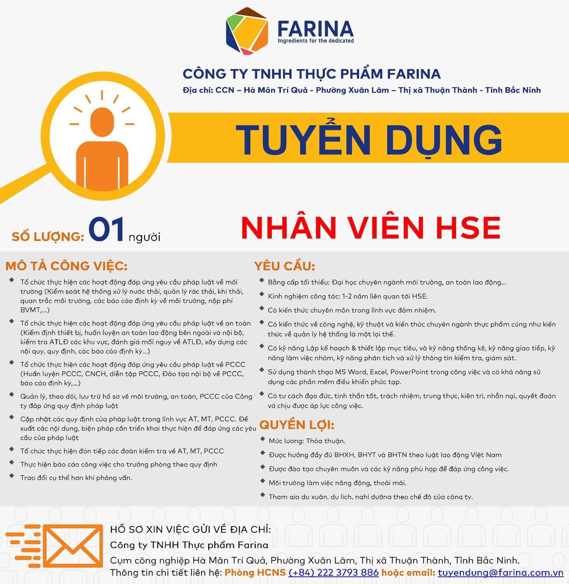 công ty TNHH thực phẩm farina
công ty chuyên sản xuất thực phẩm như bánh mỳ, các loại bánh nhân kem, bơ image