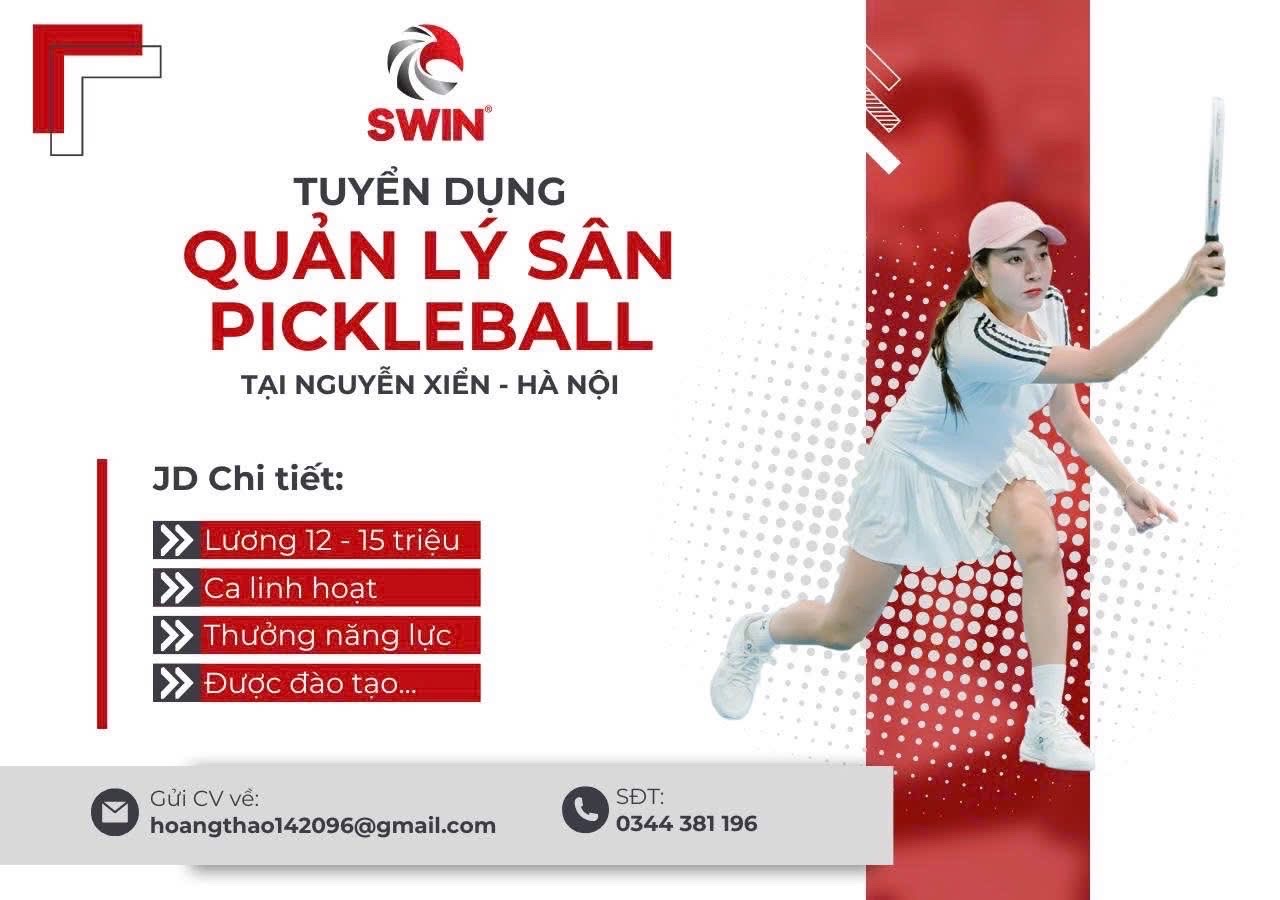 swin pickleball nguyễn xiển
sân dành cho mọi người đam mê môn thể thao pickleball.
image
