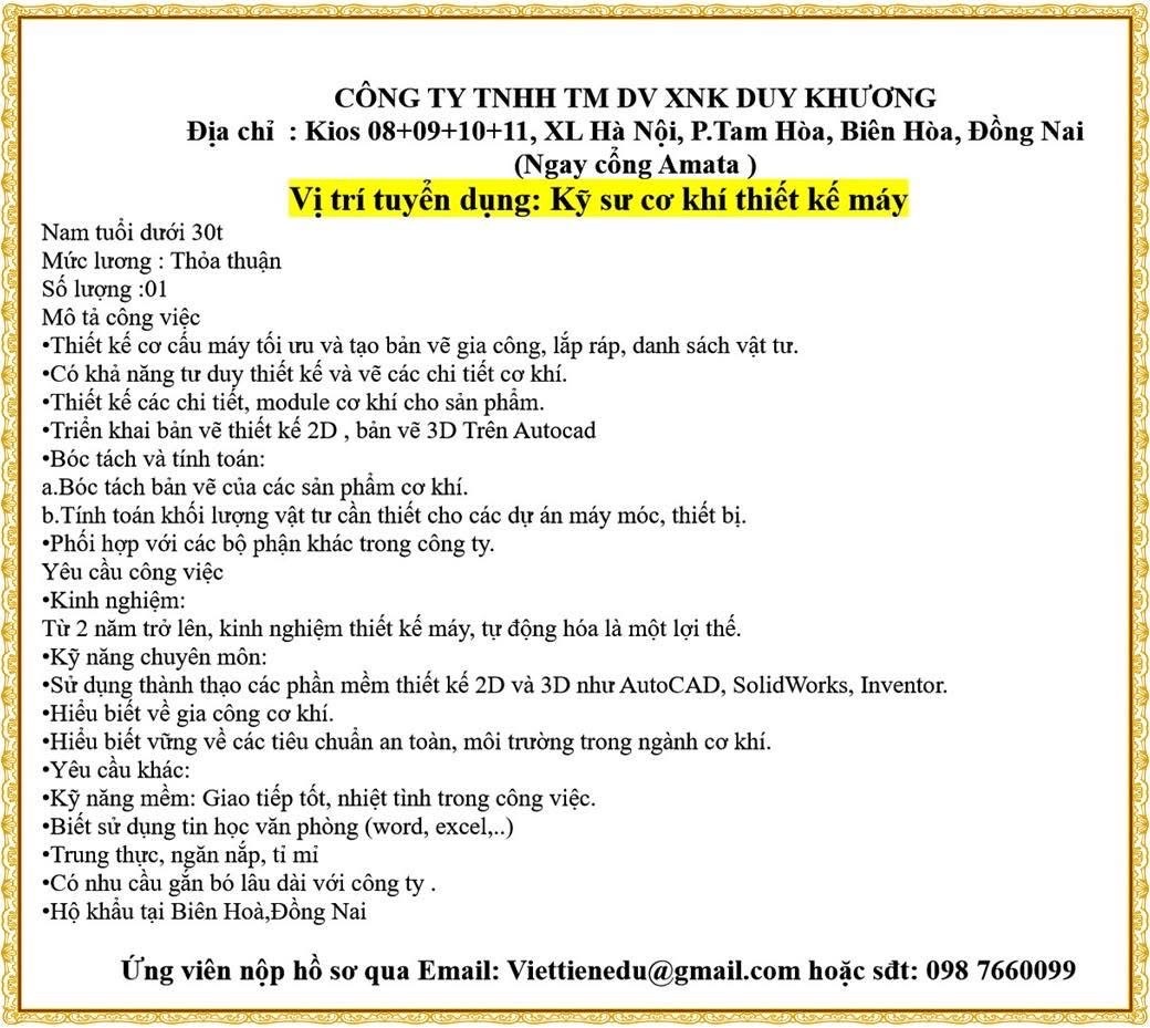 công ty TNHH TM XD XNK duy khương
công ty chuyên buôn bán máy móc thiết bị image