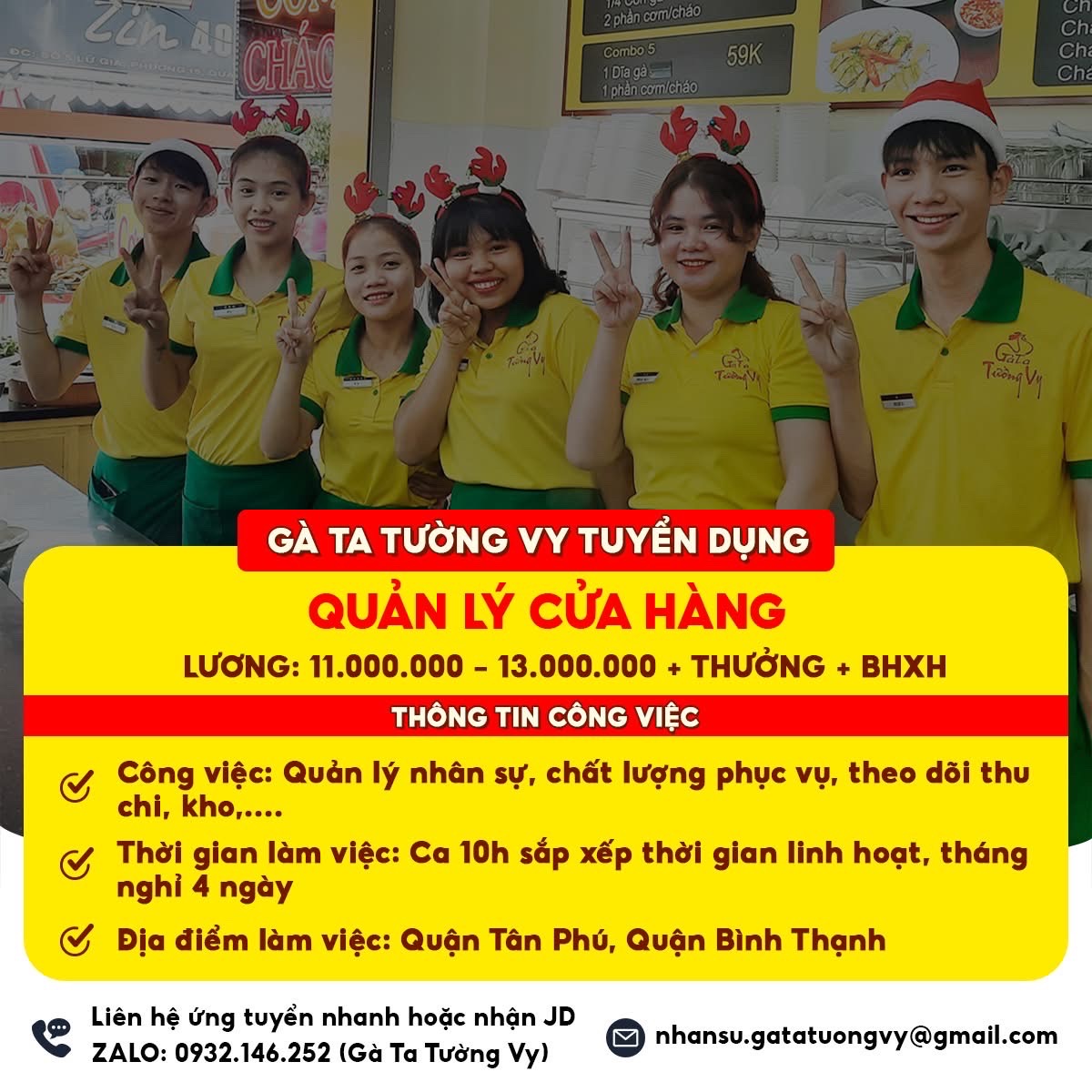gà ta tường vy bình thạch
cửa hàng chuyên bán cơm gà, cháo gà, gà ủ muối... image
