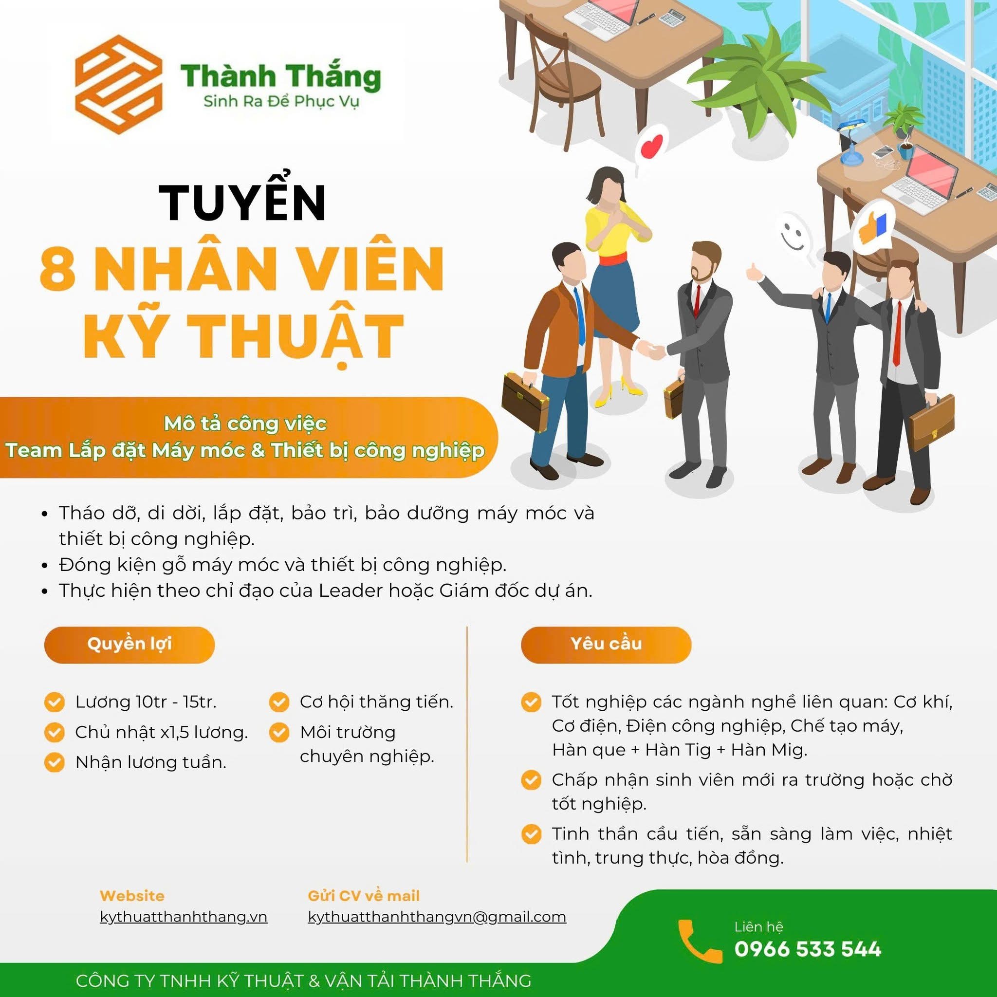 công ty TNHH kỹ thuật& vận tải thành thắng
công ty chuyên cho thuê xe tải, dịch vụ vận tải xe siêu trường, siêu trọng..
 image