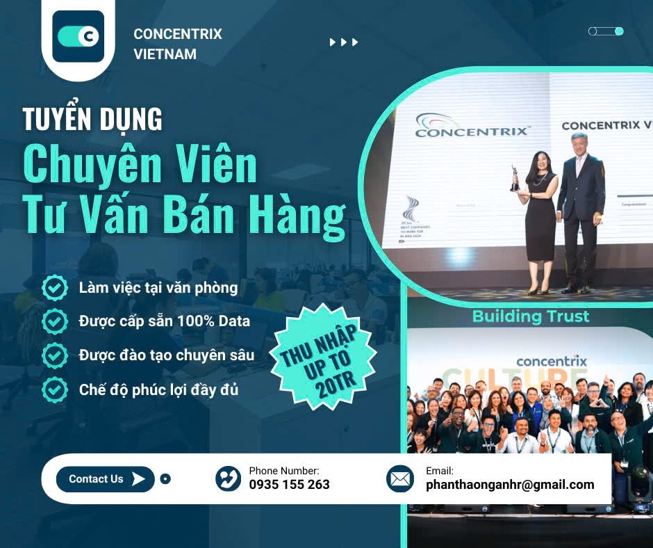 công ty TNHH việt nam concentrix services hình ảnh tuyển dụng