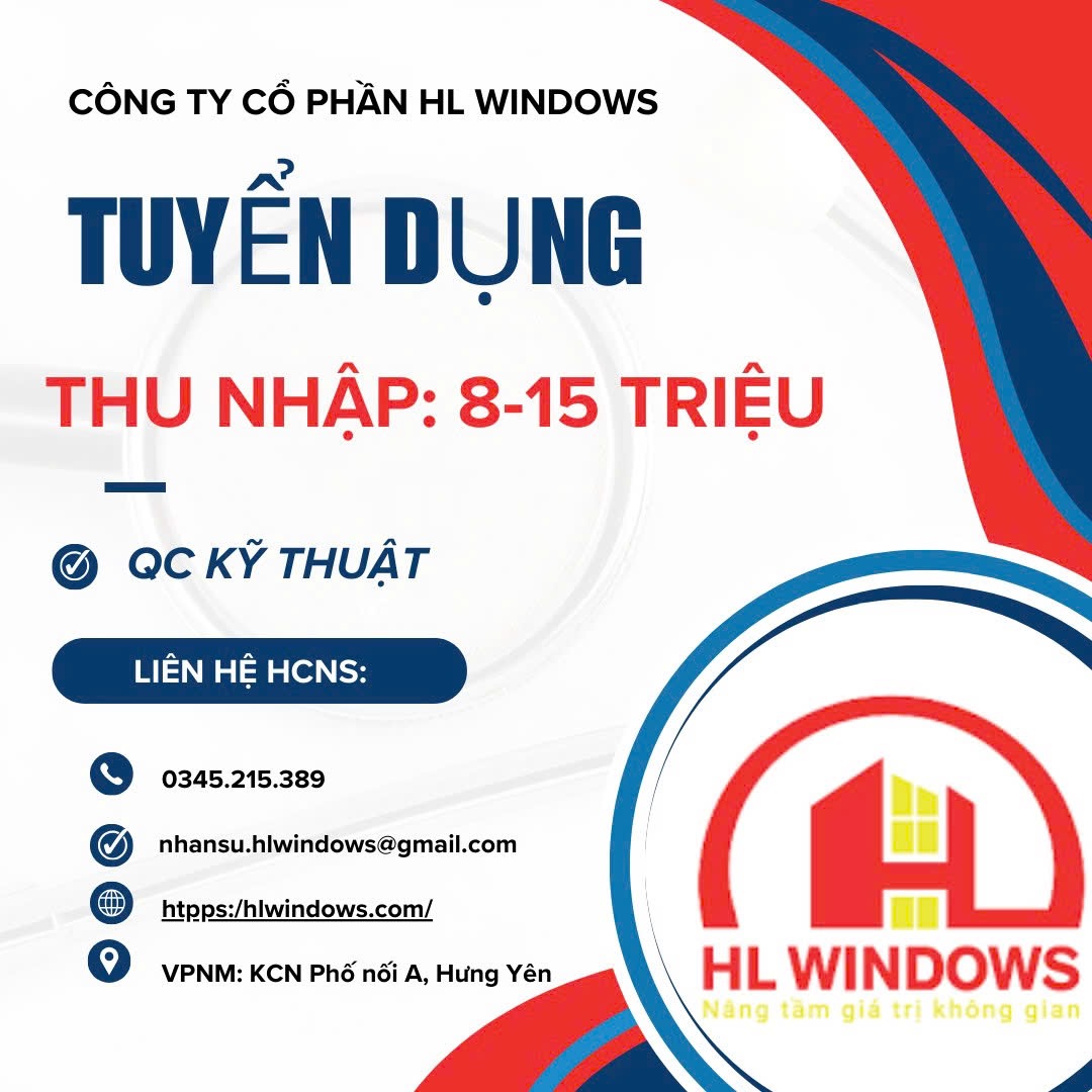 công ty cổ phần HL windows- nhà máy hưng yên
công ty chuyên tư vấn. sản xuất, lắp đặt cửa nhôm kính. image