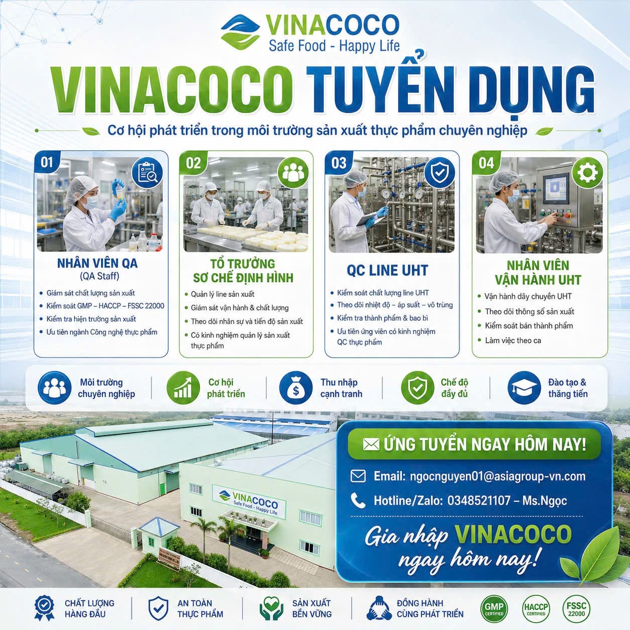 công ty cổ phần thực phẩm cô cô việt nam hình ảnh tuyển dụng