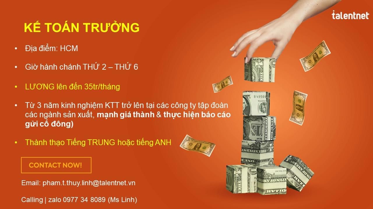 công ty cổ phần kết nối nhân tài( talentnet)
công ty chuyên tư vấn, cung ứng, đào tạo nhân sự.
 image