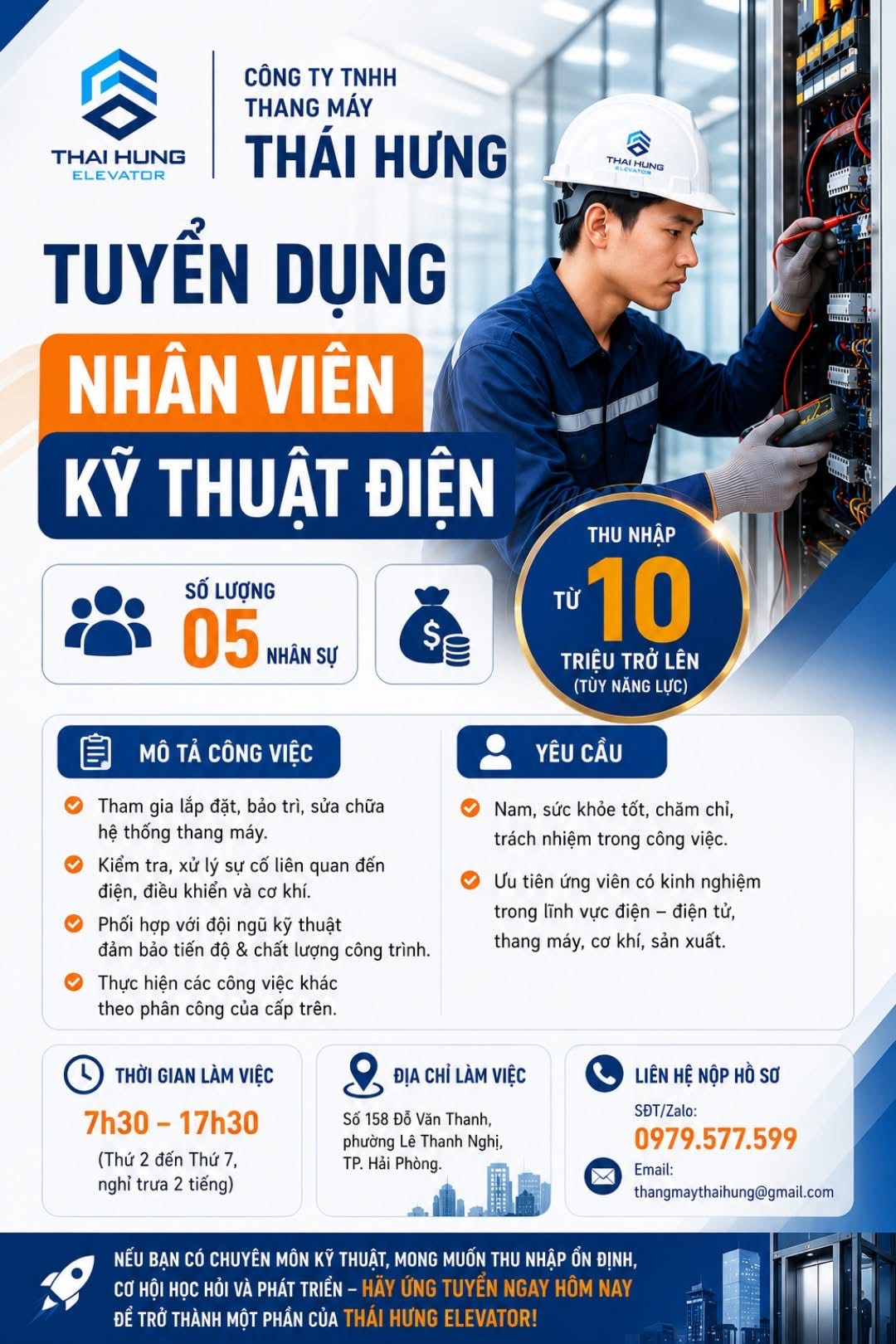 công ty TNHH thang máy thái hưng
công ty chuyên bán, lắp đặt, bảo dưỡng thang máy image