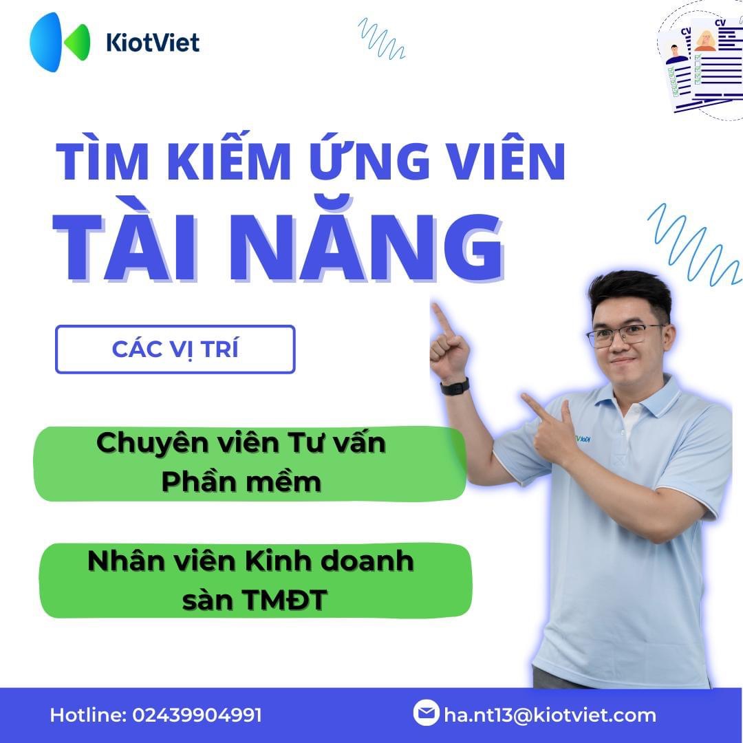 công ty cổ phần công nghệ kiotviet.
chuyên cung cấp phần mềm dịch vụ bán hàng. image