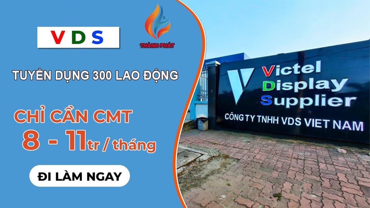 công ty TNHH VDS việt nam.
công ty có 100% vốn hàn quốc,
chuyển sản xuất lắp giáp màn hình điện thoại image