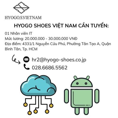 công ty TNHH hyogo shoes việt nam
công ty có 100% vốn nhật bản
chuyên sản xuất giày thể thao xuất khẩu image