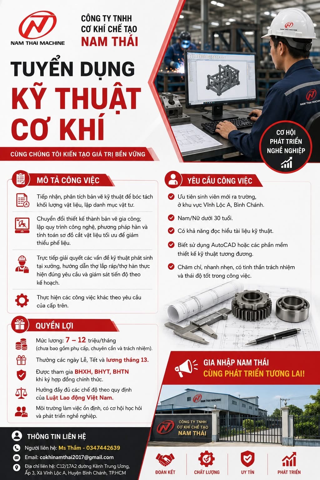 công ty TNHH cơ khí chế tạo nam thái
công ty chuyên chế tạo, lắp đặt máy cán tôn... image