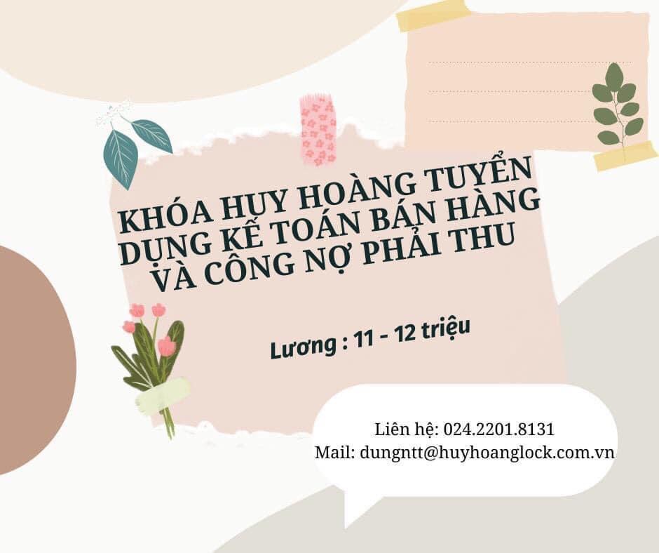 công ty TNHH khoá huy hoàng
công ty chuyên sản xuất các loại khoá
 image