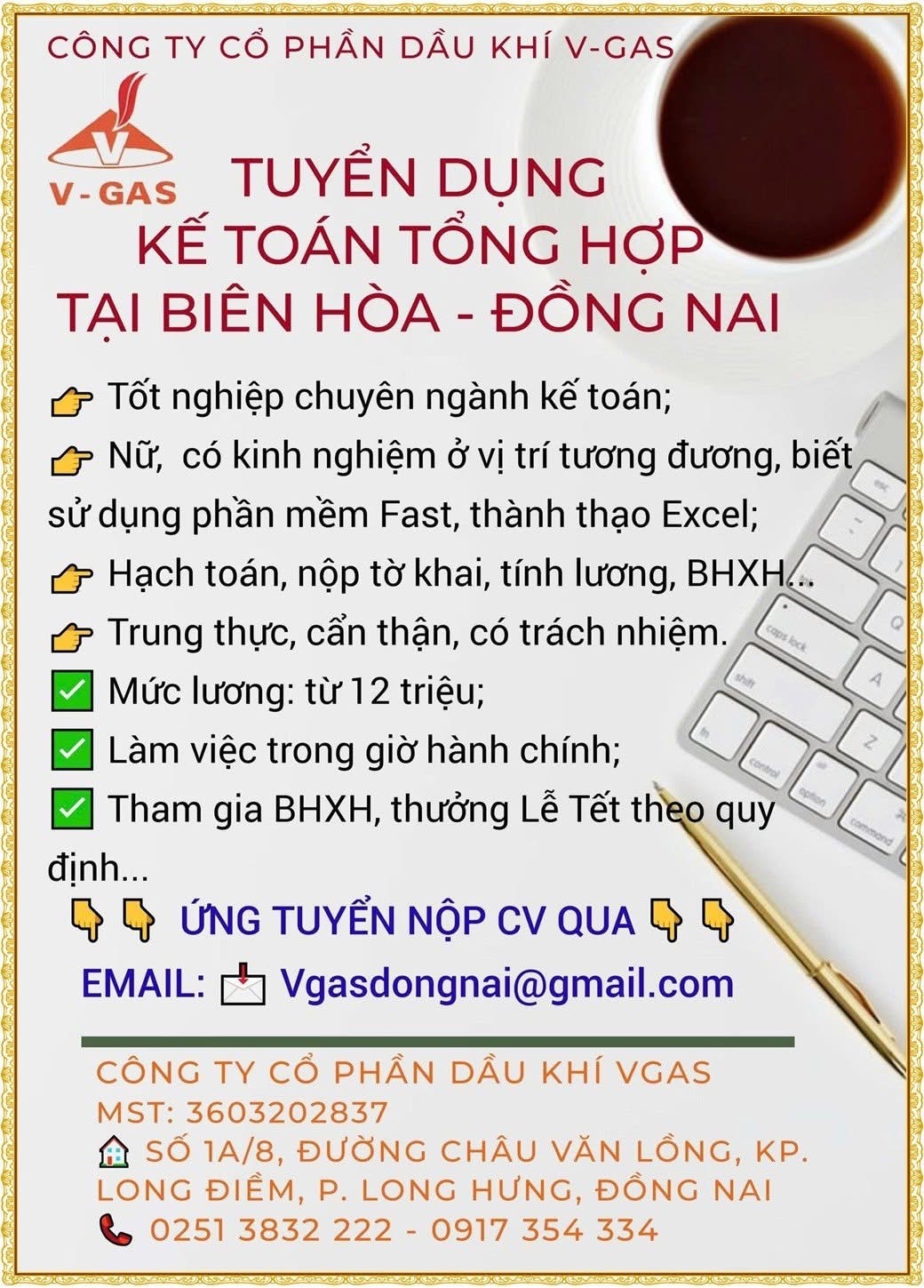 công ty cổ phần dầu khí v-gas
công ty chuyên kinh doanh các sản phẩm khí, khí dầu.
 image
