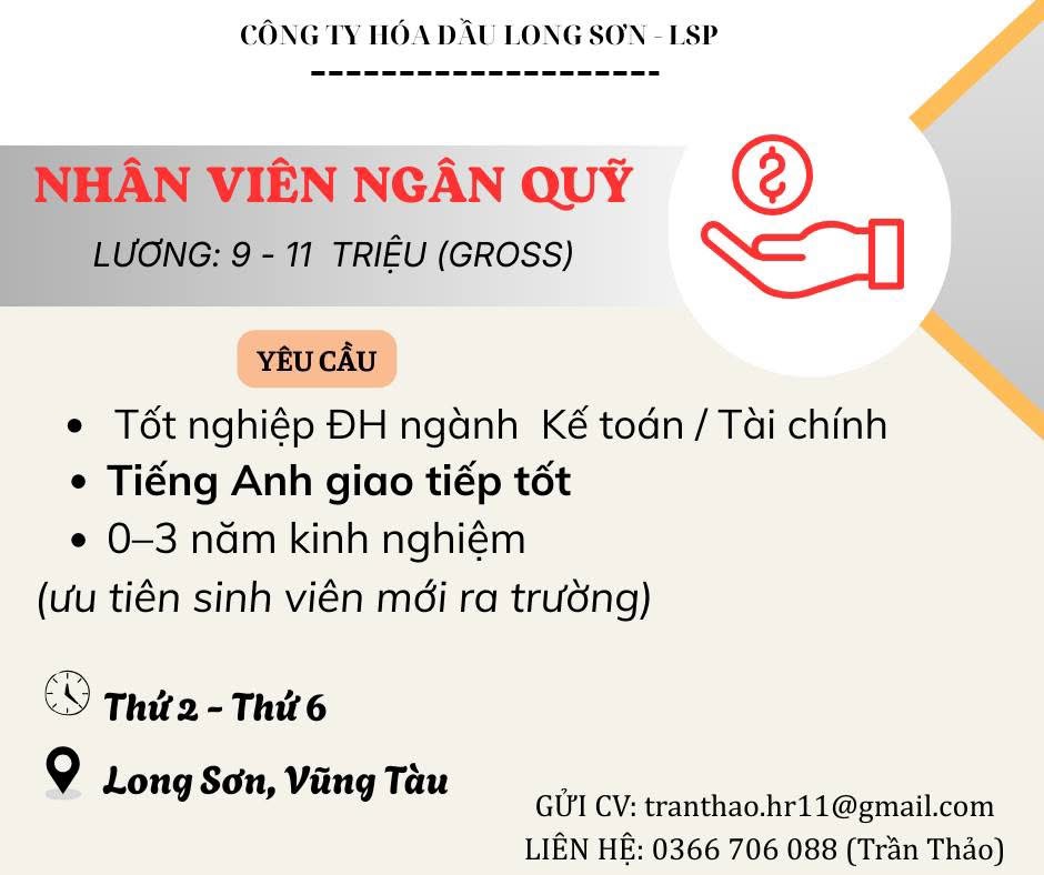 công ty TNHH hoá dầu long sơn hình ảnh tuyển dụng
