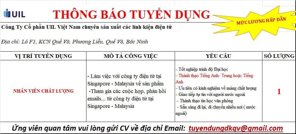 công ty cổ phần ull việt nam.
công ty chuyên sản xuất màn hình điện thoại image