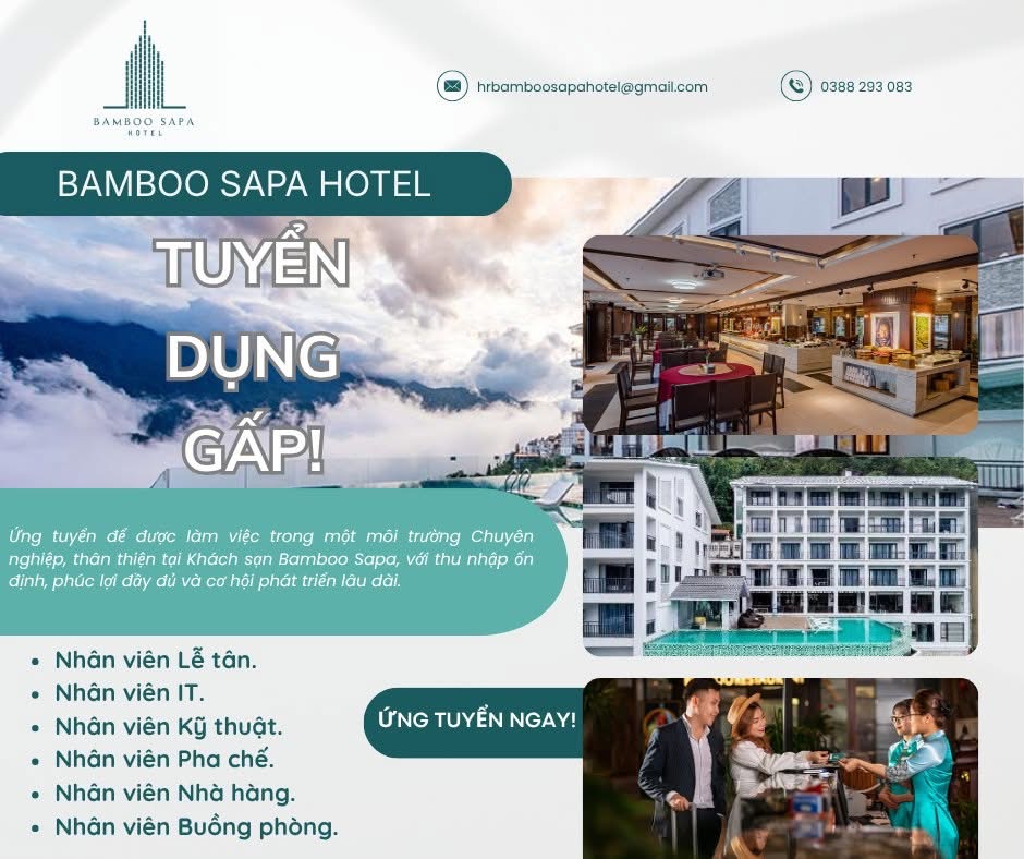 khách sạn bamboo sapa
là nơi nghỉ dưỡng sang trọng, lịch sự.
 image