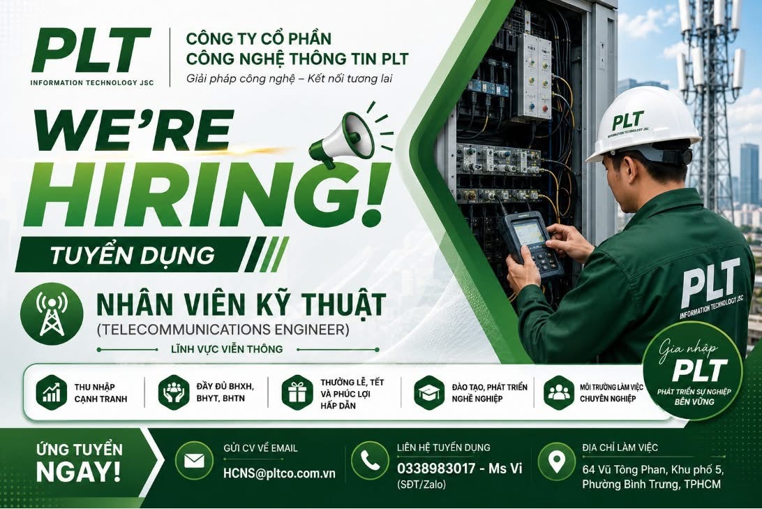 công ty cổ phần công nghệ thông tin plt
công ty chuyên thi công lắp đặt hạ tầng viễn thông
 image