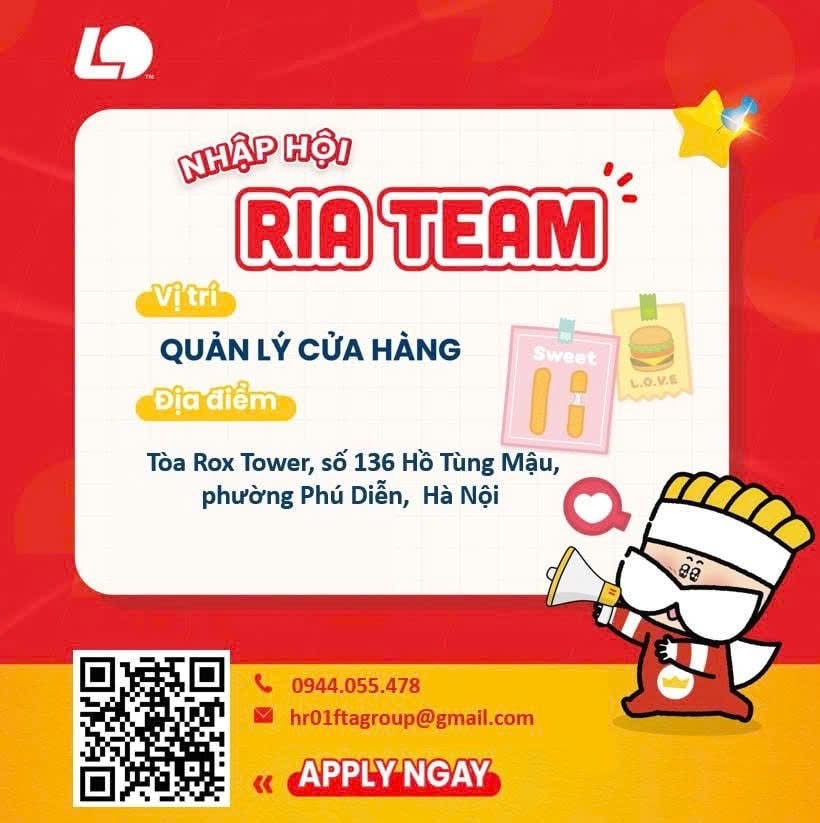 lotteria goldmark city
chuyên các món thực đơn lotteria nổi tiếng.
 image