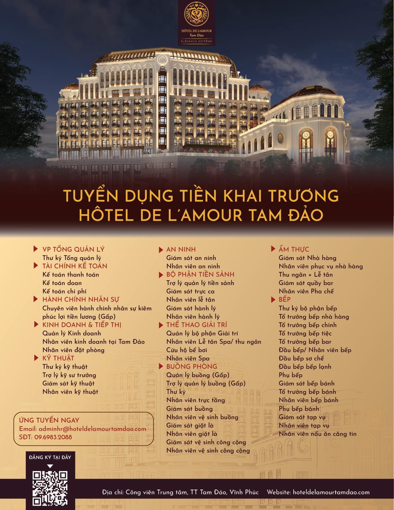 hotel delamour tam đảo hình ảnh tuyển dụng