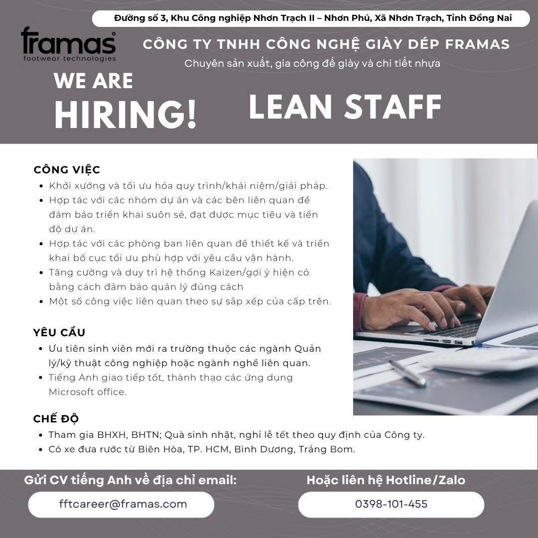 công ty TNHH công nghệ giày dép dramas
công ty có vốn đầu tư nước ngoài
chuyên sản xuất đế giày, dép, nhựa image