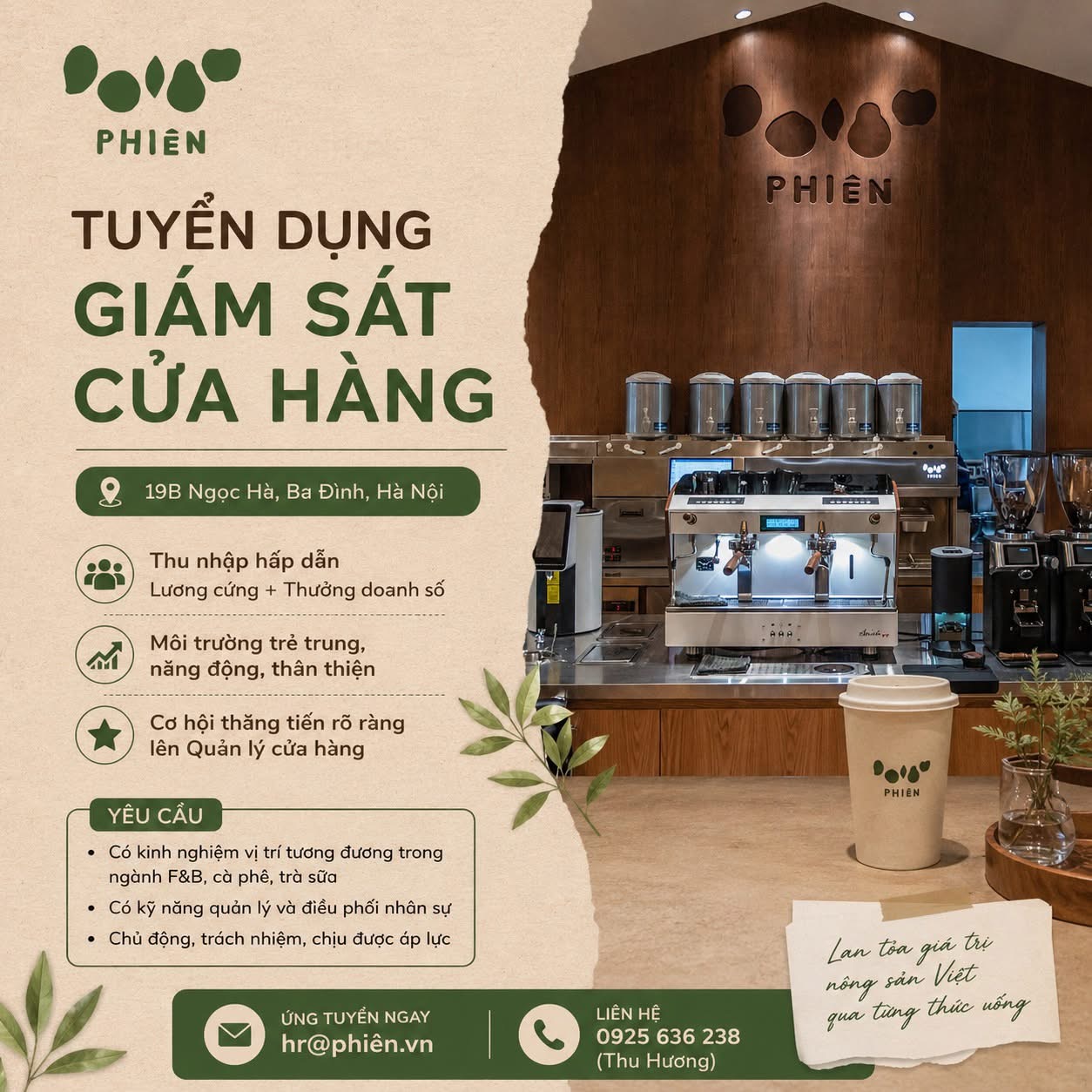 phiên-19B ngọc hà, ba đình, hà nội
cửa hàng chuyên phục vụ đồ uống như cafe, matcha, các loại chà image