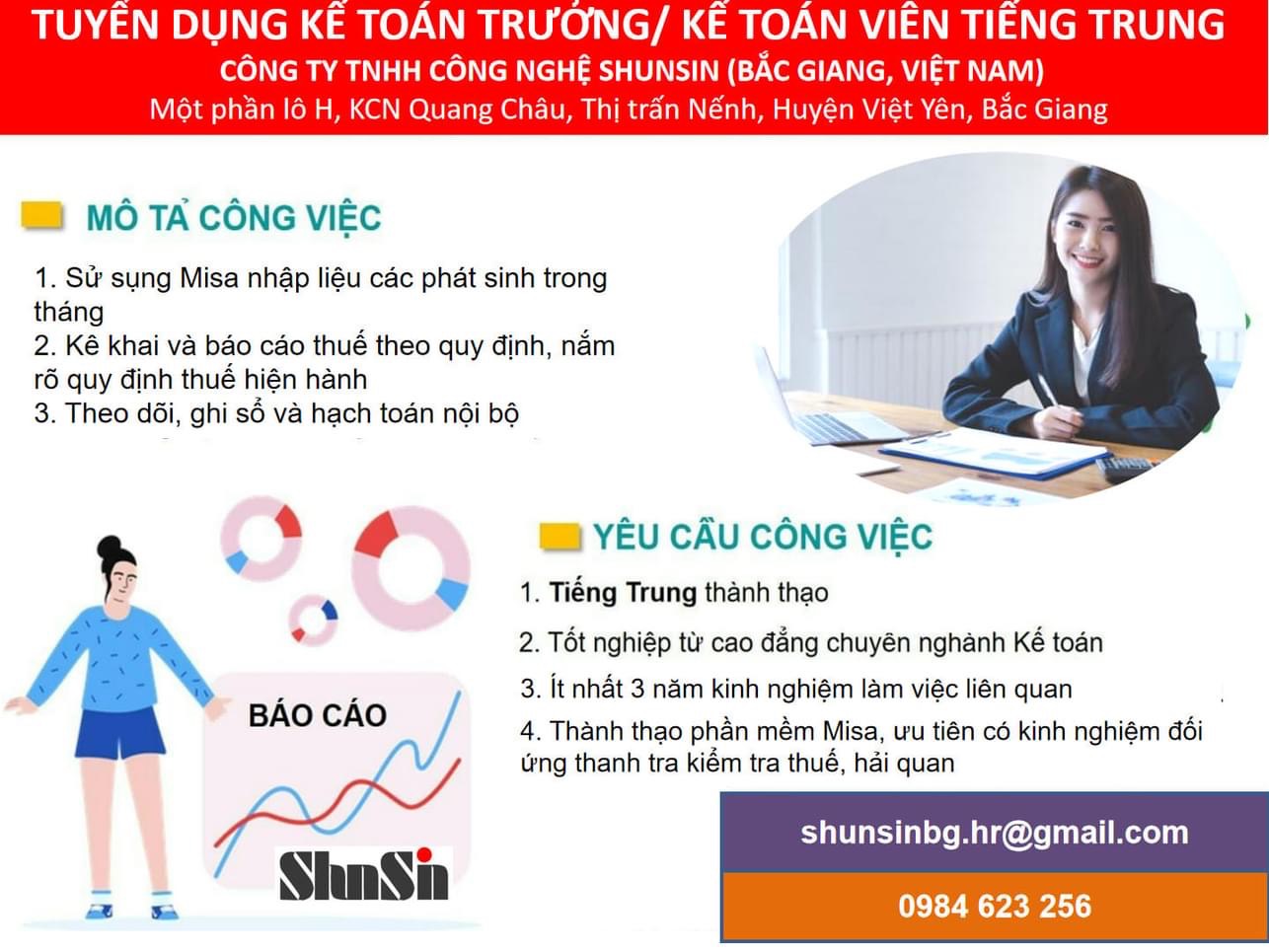 công ty TNHH công nghệ shunyun bắc giang hình ảnh tuyển dụng