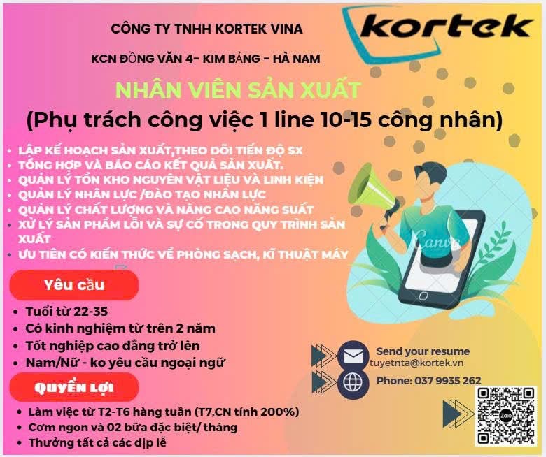 công ty TNHH kortex vina
công ty có 100% vốn hàn quốc
chuyên sản xuất thiết bị màn hình hàng đầu thế giới image